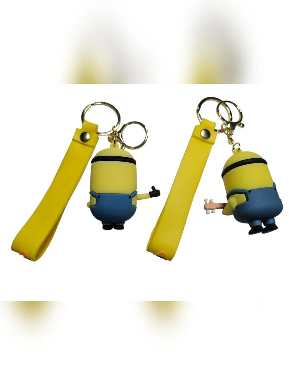 Minion (Pick 1) Keychains - Dave (Heart) Or Stuart (Guitar) NWOT